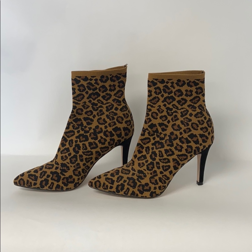 MIA Leopard Victoria Booties